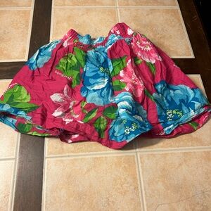 Hollister Women Floral Skirt Size Small Pink & Blue Flowers